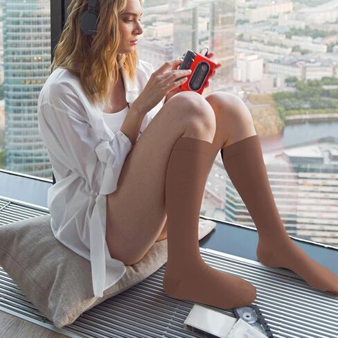 8 أزواج من الجوارب الضاغطة للرجال والنساء من yeuG - أفضل دعم للممرضات والجري والمشي لمسافات طويلة والتعافي in Kuwait