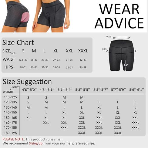 Padded Bike Shorts Women Cycling Underwear Bicycle Biking Biker Short with 4D Padding Super Lightweight Breathable in Kuwait