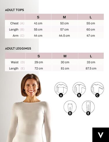 Viskin Adults Seamless Top, Unisex Under Layer for Eczema Prone Skin, Psoriasis and Itchy Skin, Men and Women Viscose Fibre Top, Absorbs Moisture, Soothing and Cooling Effect Size M, Ecru in Saudi Arabia
