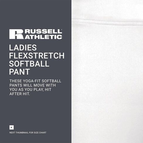 Russell Athletic Women's Flexstretch Softball Pant-Belt Loop Design, Pockets Included for Ultimate Comfort and Style in Saudi Arabia