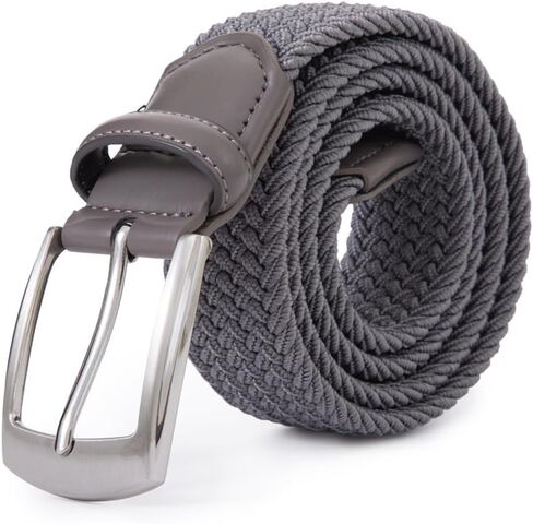 Woven Elastic Braided Belts Womens Stretch Belt Limitless Adjust Multicolored Golf Belts for Man 1 3/8 Fashion Casual in Saudi Arabia