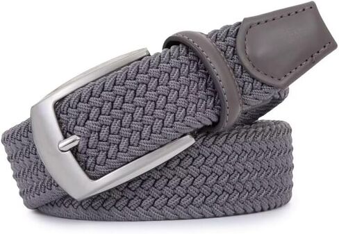 Woven Elastic Braided Belts Womens Stretch Belt Limitless Adjust Multicolored Golf Belts for Man 1 3/8 Fashion Casual in Saudi Arabia