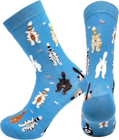 Women's Cute Funny Novelty Casual Cotton Crew Socks For Men Women Gifts in Saudi Arabia