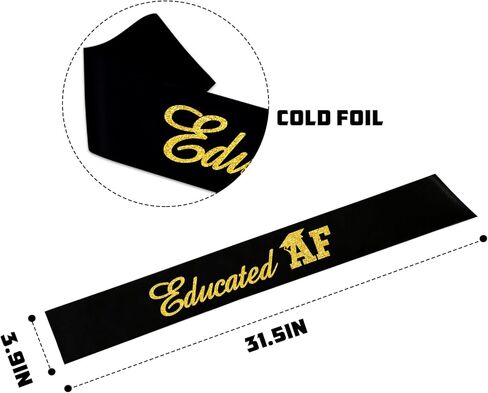 Black Thank You for All You do Satin Sash with Gold Glitter Letters - Congratulations Graduates Background Be Thankful to The Teacher Doctor Staff Party Sash - Employee Appreciation Decor in Kuwait