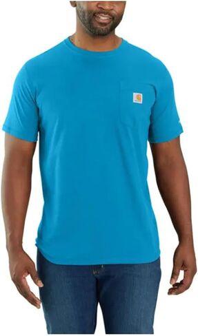 Carhartt Men's Force Relaxed Fit Midweight Short-Sleeve Pocket T-Shirt in Saudi Arabia