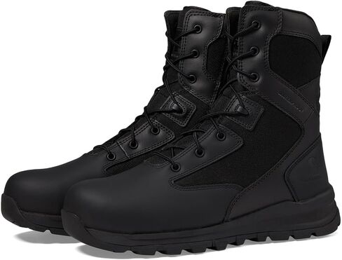 Carhartt FH8421-M15W Gilmore Waterproof 8" Side Zip Nano Toe Work Boot Black 15W in Saudi Arabia