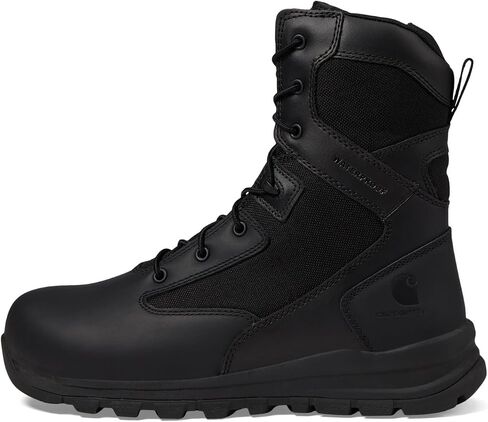 Carhartt FH8421-M15W Gilmore Waterproof 8" Side Zip Nano Toe Work Boot Black 15W in Saudi Arabia