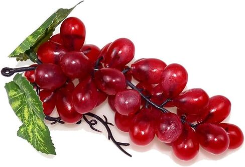 4 ألوان 36 نواة (أخضر، أحمر، أسود، عقيق - عنب صناعي فاكهة وهمية للمنزل والمطبخ ديكور حفلات العنب نموذج 4 قطع) in Kuwait