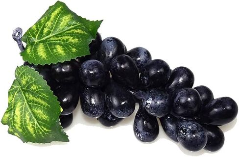 4 ألوان 36 نواة (أخضر، أحمر، أسود، عقيق - عنب صناعي فاكهة وهمية للمنزل والمطبخ ديكور حفلات العنب نموذج 4 قطع) in Kuwait