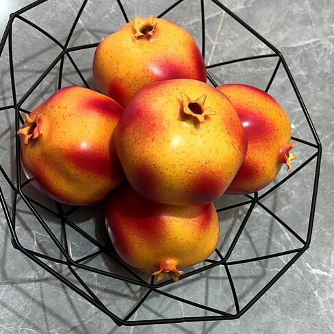 5 قطعة من الرمان الاصطناعي للديكور محاكاة الفاكهة نموذج واقعي للمنزل والمطبخ وحفلات الزفاف والمهرجانات زخرفة واقعية نابضة بالحياة in Kuwait