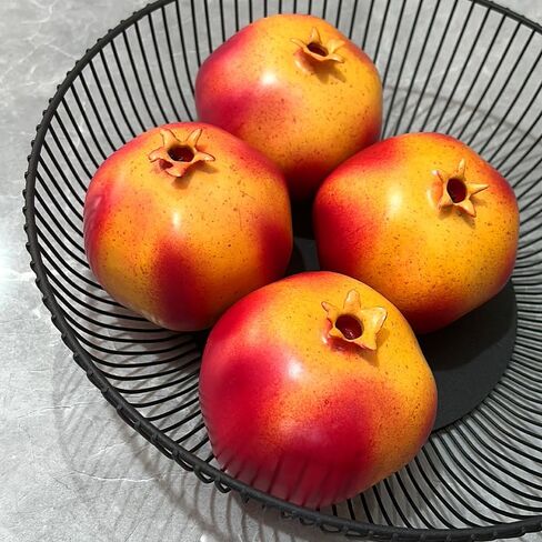 5 قطعة من الرمان الاصطناعي للديكور محاكاة الفاكهة نموذج واقعي للمنزل والمطبخ وحفلات الزفاف والمهرجانات زخرفة واقعية نابضة بالحياة in Kuwait