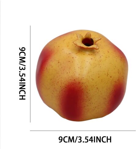 5 قطعة من الرمان الاصطناعي للديكور محاكاة الفاكهة نموذج واقعي للمنزل والمطبخ وحفلات الزفاف والمهرجانات زخرفة واقعية نابضة بالحياة in Kuwait