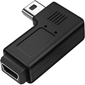 90 درجة من الزاوية اليسرى واليمين miniusb 5pin ذكور إلى محول تمديد الإناث للهواتف الذكية والأجهزة اللوحية محول امتداد USB in Kuwait