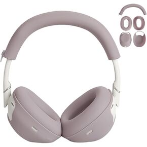 غطاء حماية من السيليكون 3 في 1 من Adhiper لسماعات Sony WH-1000XM6، وأغطية XM6 وأغطية وسائد الأذن من السيليكون وغطاء عصابة الرأس وواقي أكواب الأذن، قابل للغسل ومقاوم للعرق - وردي دخاني in Kuwait