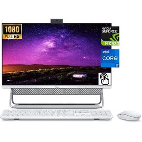 Dell Inspiron 27 7000 Series Touchscreen All-in-One Desktop, 11th Gen Intel Core i7-1165G7, 16GB RAM 512GB SSD+1TB HDD, GeForce MX330, Wireless Keyboard & Mouse Combo, Windows 11 Home in Kuwait