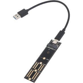USB3.1 Adapter Card for M.2 NVME SSD –Support USB 3.1 10Gbps .2 NVMe UASP Trim for SSD 2230/42/60/80 in Kuwait