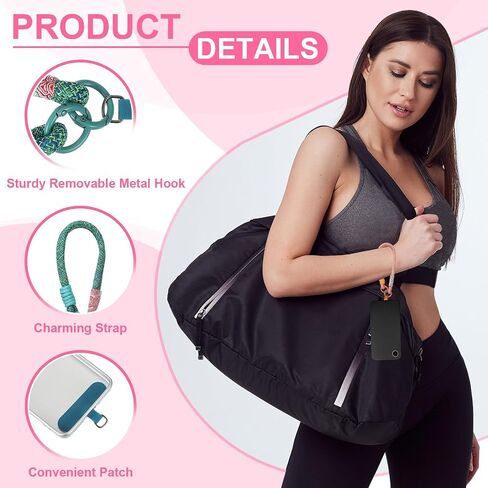 PATIKIL Cell Phone Lanyard, Universal Phone Wrist Lanyard Hand Wrist Strap Anti Theft Strap with Pads in Kuwait