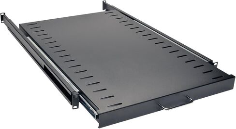 Tripp Lite SRSHELF4PSL Rack Enclosure Cabinet Standard Sliding Shelf 50lb Capacity , Black in Saudi Arabia