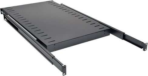 Tripp Lite SRSHELF4PSL Rack Enclosure Cabinet Standard Sliding Shelf 50lb Capacity , Black in Saudi Arabia