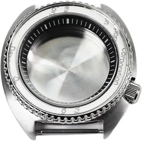 Deluxe 45mm With Ceramic Insert Steel Turtle Sapphire Crystal Case Waterproof Fit For Seik Nh35 Nh36 Movement 28.5mm Dial Watch Mod Watch Case in Saudi Arabia