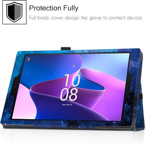 غطاء حالة Famavala Folio لـ 10.1 "Fire HD 10 Tablet (الجيل التاسع / السابع / الخامس / الخامس ، 2019/2017 / 2015 إصدار) (Bluesky) in Kuwait