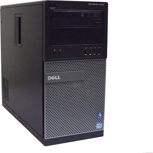 DELL OptiPlex 7010 MT Desktop PC, Intel Core i7-3770 3.4GHz, 8GB DDR3 RAM, 256GB SSD, Win-7 Pro x64 (Renewed) in Saudi Arabia