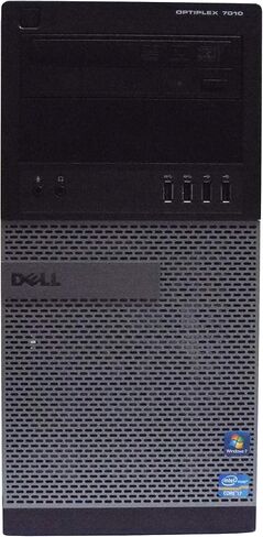 DELL OptiPlex 7010 MT Desktop PC, Intel Core i7-3770 3.4GHz, 8GB DDR3 RAM, 256GB SSD, Win-7 Pro x64 (Renewed) in Saudi Arabia