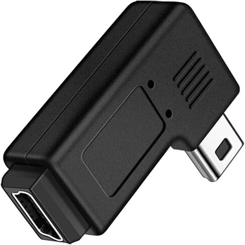 90 درجة من الزاوية اليسرى واليمين miniusb 5pin ذكور إلى محول تمديد الإناث للهواتف الذكية والأجهزة اللوحية محول امتداد USB in Kuwait