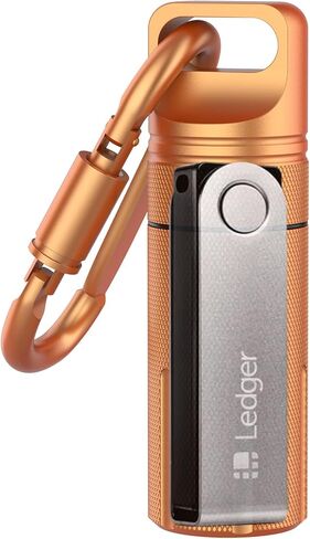 Hardware Crypto Wallet Protective Case Compatible with Ledger Nano X/Nano S/Nano S Plus,Yubikey 2FA Security Key,USB Flash Drive Case (Orange) in Kuwait
