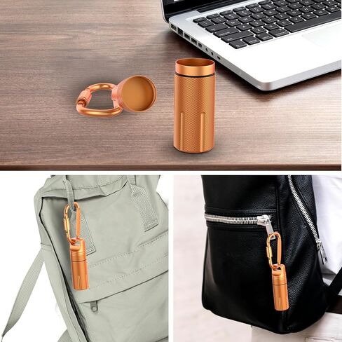 Hardware Crypto Wallet Protective Case Compatible with Ledger Nano X/Nano S/Nano S Plus,Yubikey 2FA Security Key,USB Flash Drive Case (Orange) in Kuwait