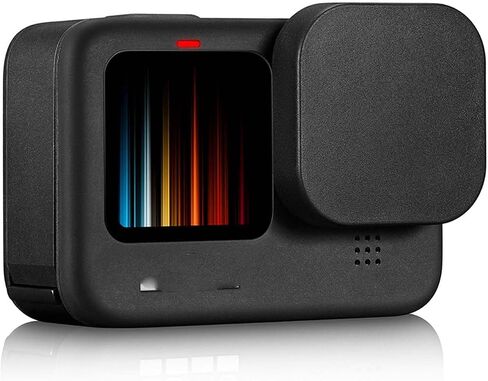 2 حزم العدسة السيليكون غطاء واقي من العدسات الضعيفة إكسسوارات ، متوافقة مع GOPRO12/11/10/9 ، خسارة مضادة قابلة للغسل مع حفرة الحبل (أسود) in Saudi Arabia