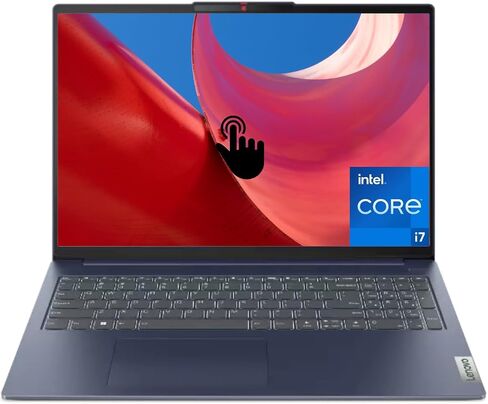 2023 Newest Lenovo Slim 7i Laptop, 14" 2.8K IPS Touchscreen, Intel Core i7-1260P (12 cores), 16GB DDR5 RAM, 1TB SSD, Intel Iris Xe Graphics, Wi-Fi 6E, Windows 11 Home in Saudi Arabia