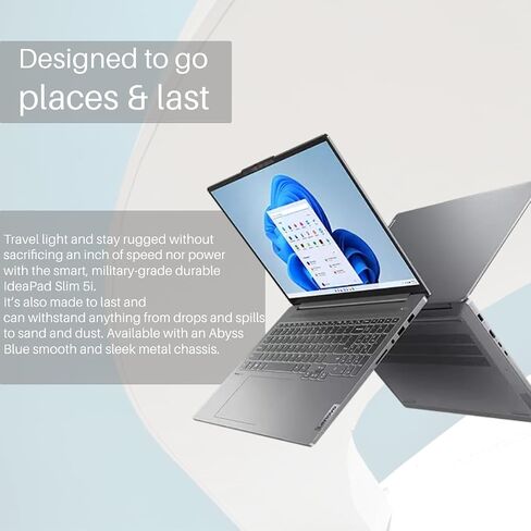 2023 Newest Lenovo Slim 7i Laptop, 14" 2.8K IPS Touchscreen, Intel Core i7-1260P (12 cores), 16GB DDR5 RAM, 1TB SSD, Intel Iris Xe Graphics, Wi-Fi 6E, Windows 11 Home in Saudi Arabia