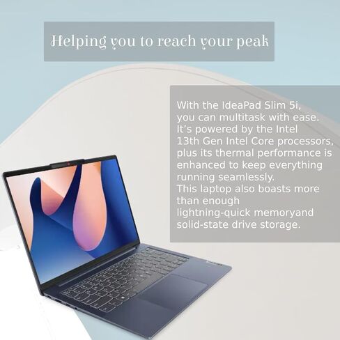 2023 Newest Lenovo Slim 7i Laptop, 14" 2.8K IPS Touchscreen, Intel Core i7-1260P (12 cores), 16GB DDR5 RAM, 1TB SSD, Intel Iris Xe Graphics, Wi-Fi 6E, Windows 11 Home in Saudi Arabia