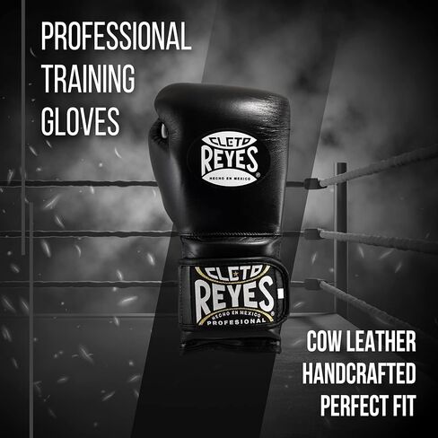 CLETO REYES Training Boxing Gloves with Hook and Loop Closure for Sparring and Heavy Punching Bags, Men and Women, MMA, Kickboxing, Muay Thai, 16oz, Electric Blue in Kuwait