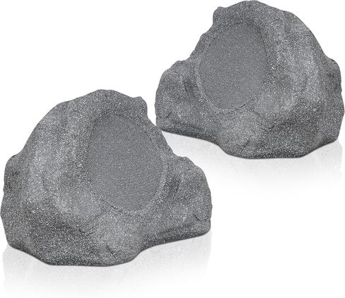 Sound Town Commercial Rock Speaker+Amplifier Set ، مع مكبر صوت واحد 60 فولت/100 فولت مع Bluetooth ، مكبرات صوت صخرية بحجم 6 × 8 بوصات ، رمادي (STCA600X6RK82G) in Saudi Arabia