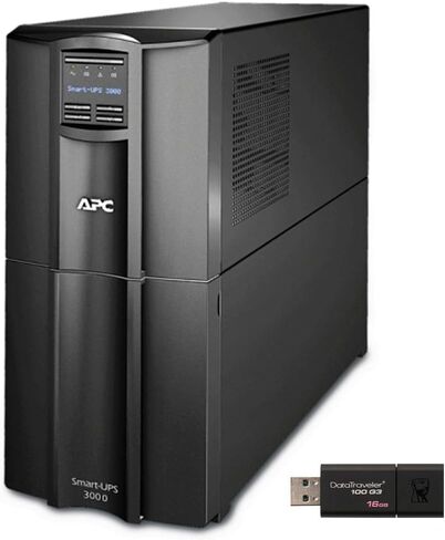 حزمة APC Smart-Ups Smt3000c Tower UPS مع SmartConnect ، و DataTraveler USB 16 جيجابايت in Saudi Arabia