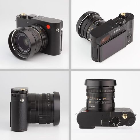غطاء غطاء عدسة معدني من Haoge لكاميرا Leica Q3 Q2 Q-P QP q Typ 116 Typ116 أسود LH-LQOB in Saudi Arabia