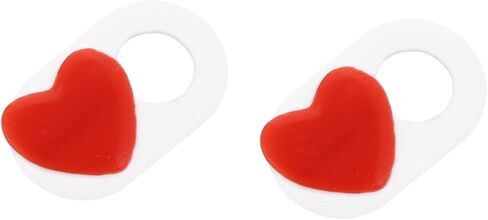2 PCS Webcam Cover Slider Heart Shaped Privacy for Laptop Tablet Cover for Desktop Fun Design Easy Slide Mechanism in Saudi Arabia