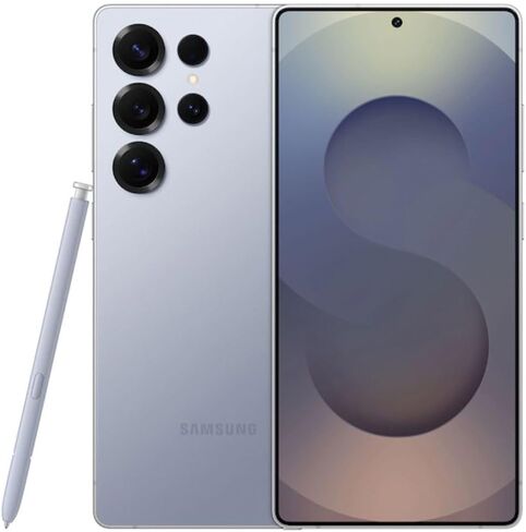 Samsung Galaxy S25 Ultra SM -S938B/DS 512GB 12GB RAM AI Smartphone ، Factory Unlocked ، Global Model - Titanium SilverBlue in Kuwait