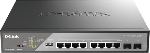 Dlink DSS-200G-10MPP 10-port Gigabit Smart Managed Perp Surveillance Poe Switch in Saudi Arabia