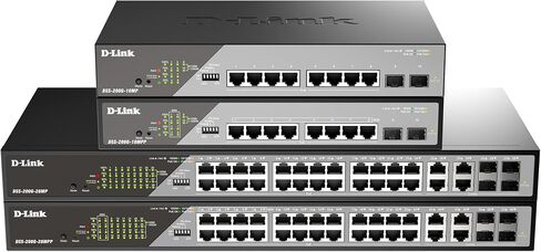 Dlink DSS-200G-10MPP 10-port Gigabit Smart Managed Perp Surveillance Poe Switch in Saudi Arabia