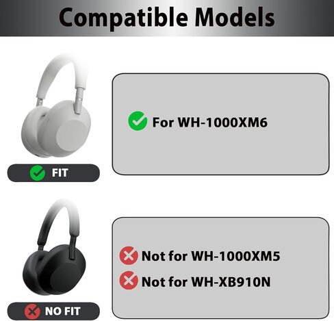 غطاء حماية من السيليكون 3 في 1 من Adhiper لسماعات Sony WH-1000XM6، وأغطية XM6 وأغطية وسائد الأذن من السيليكون وغطاء عصابة الرأس وواقي أكواب الأذن، قابل للغسل ومقاوم للعرق - وردي دخاني in Kuwait