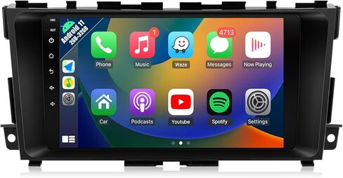 Naifay Car Stereo Radio for Nissan Altima 2013 2014 2015 2015 2017 2018 Carplay Android Auto ، 9inch IPS Touch Screens for Nissan Altima Car Stereo مع Bluetooth/GPS/WiFi/WiFi/SWC/SWC/FM in Kuwait