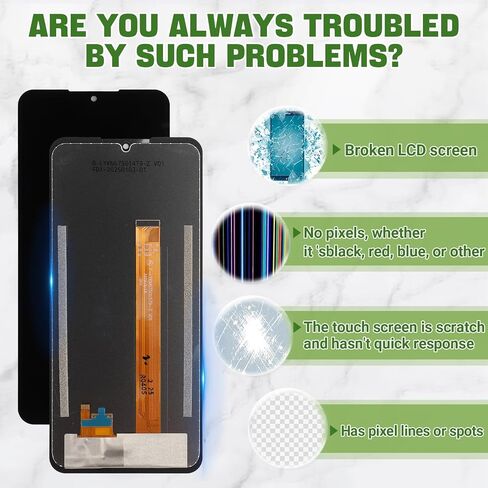 استبدال عرض شاشة LCD جديدة لـ Vortex CB68 LCD Screen Digitizer Assembly Assembly مع أدوات الإصلاح التي تمت ترقيتها Kit-Black in Saudi Arabia