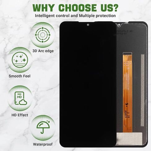 استبدال عرض شاشة LCD جديدة لـ Vortex CB68 LCD Screen Digitizer Assembly Assembly مع أدوات الإصلاح التي تمت ترقيتها Kit-Black in Saudi Arabia