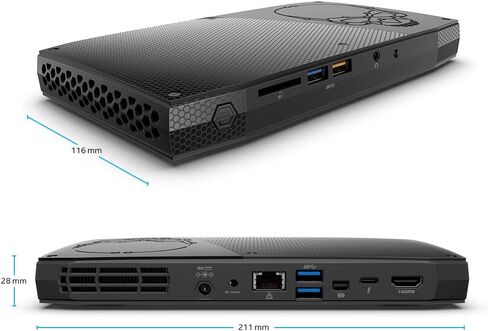 مجموعة الأداء Intel NUC 6 (NUC6i7KYK) - Core i7، المكونات الإضافية المطلوبة، 250 جيجابايت، Windows 10، 8.1، 7 in Kuwait