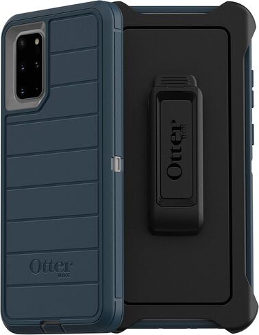 Otterbox Defender Case Rugged Case لـ Samsung Galaxy S20 Plus & S20 Plus 5G (غير متوافق مع نماذج S20 الأخرى) عبوات البيع بالتجزئة - Gone Fishin Blue in Saudi Arabia