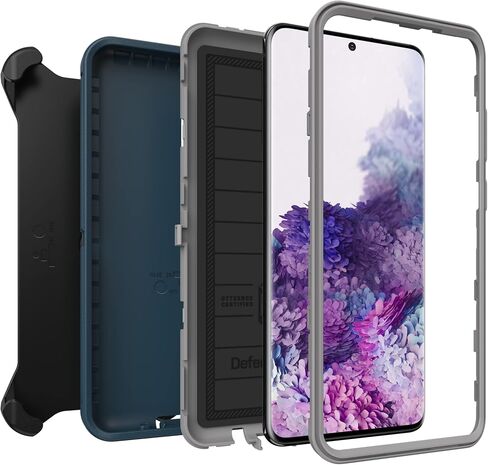 Otterbox Defender Case Rugged Case لـ Samsung Galaxy S20 Plus & S20 Plus 5G (غير متوافق مع نماذج S20 الأخرى) عبوات البيع بالتجزئة - Gone Fishin Blue in Saudi Arabia