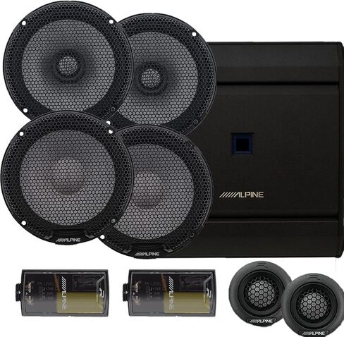 حزمة ترقية مكبر الصوت في Alpine R-زوج واحد من مكبرات الصوت R2-S65 6.5 "ثنائية الاتجاه ، وزوج واحد من مكبرات الصوت R2-S65C 6.5" ثنائية الاتجاه وضخم سلسلة 4 قناة S in Saudi Arabia